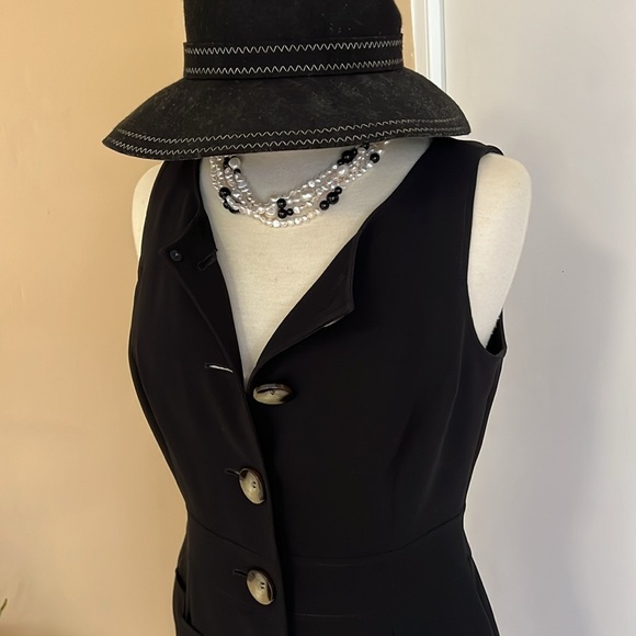 Tahari Arthur S. Levine black dress Size 6🌹 - Picture 6 of 12